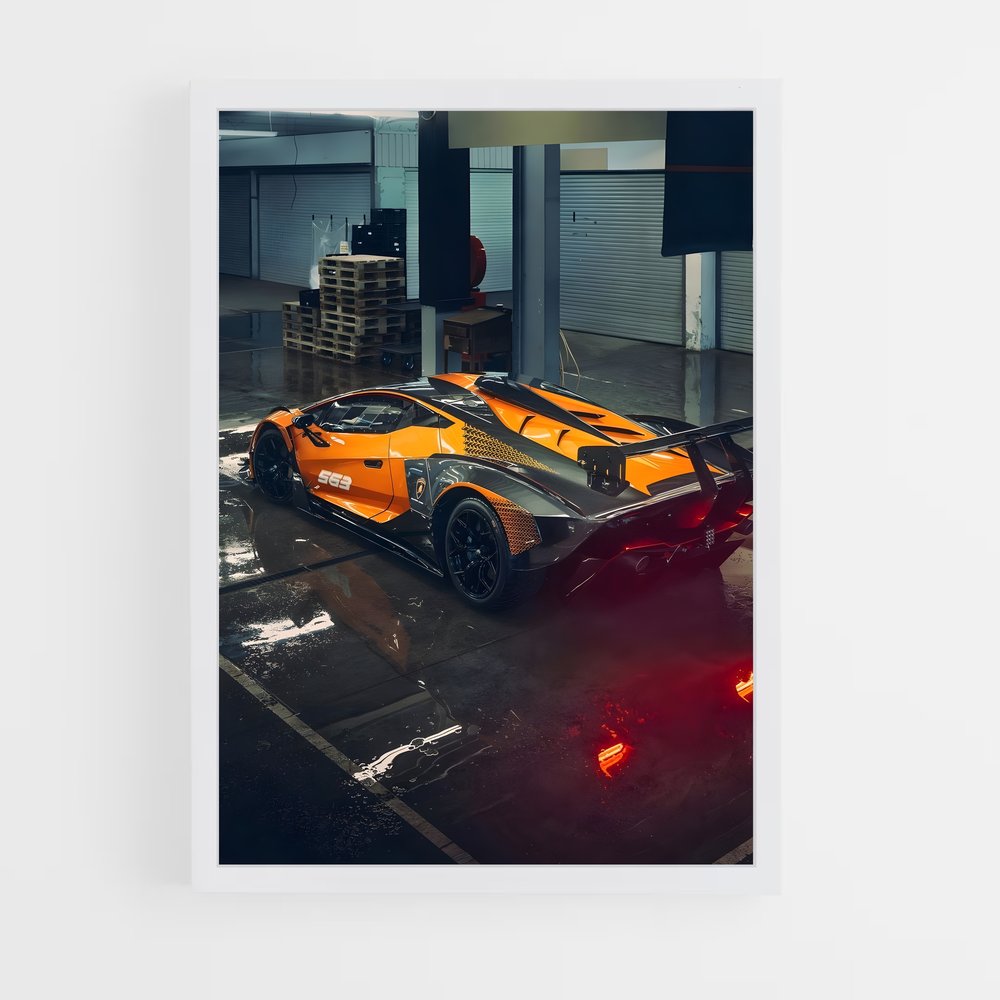 Poster Stationnement Urbain – affiche Lamborghini (vue 3)